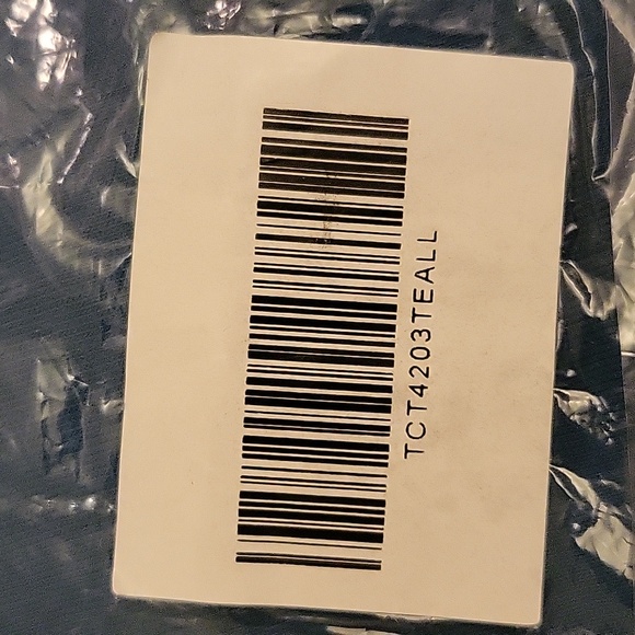 New True Classic Teal Long Sleeve Henley (Sz Large) - Picture 2 of 4